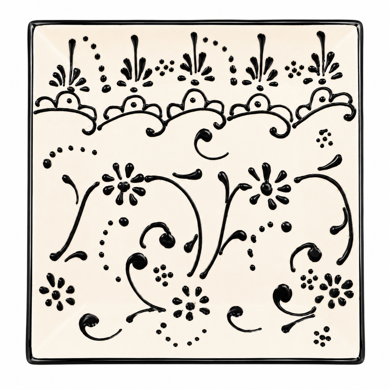 Seville Ceramic Square Plate