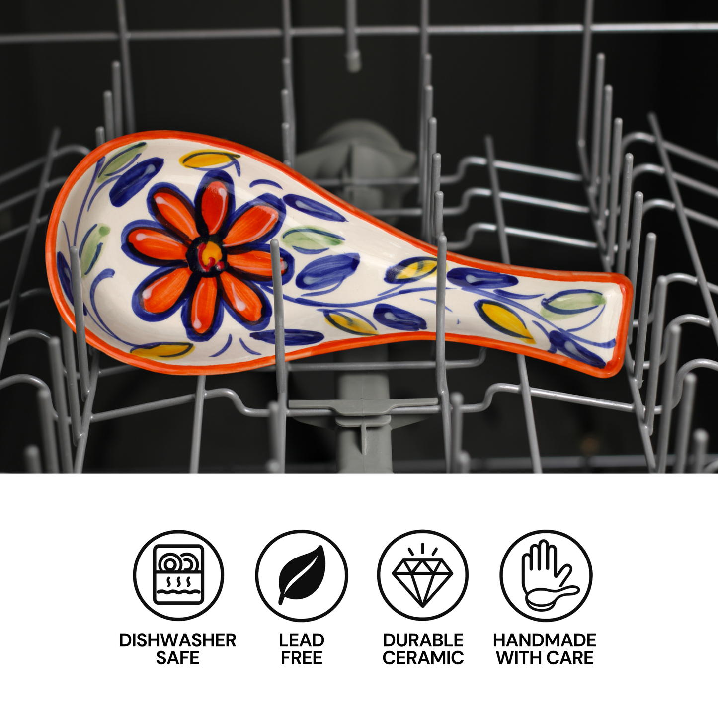 Florida Ceramic Spoon Rest