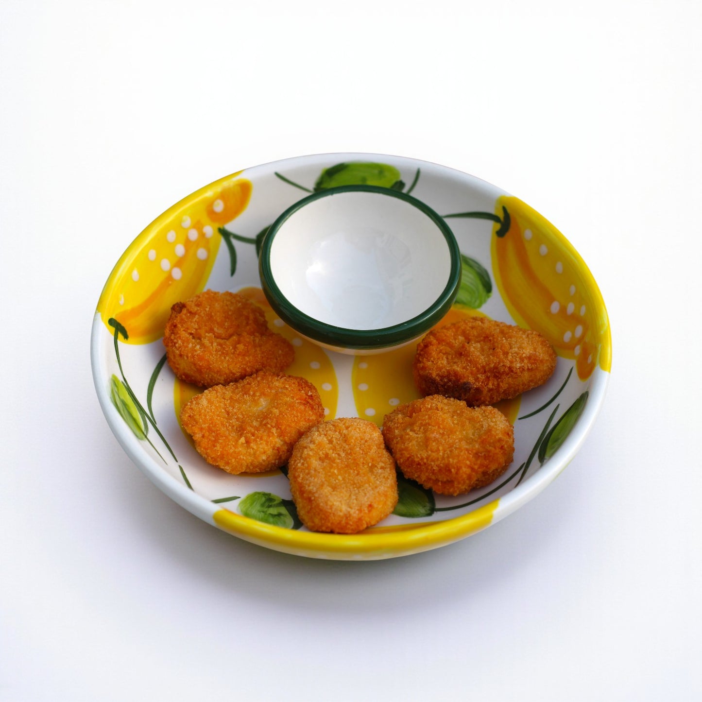 Lemon Ceramic Dipping Bowl