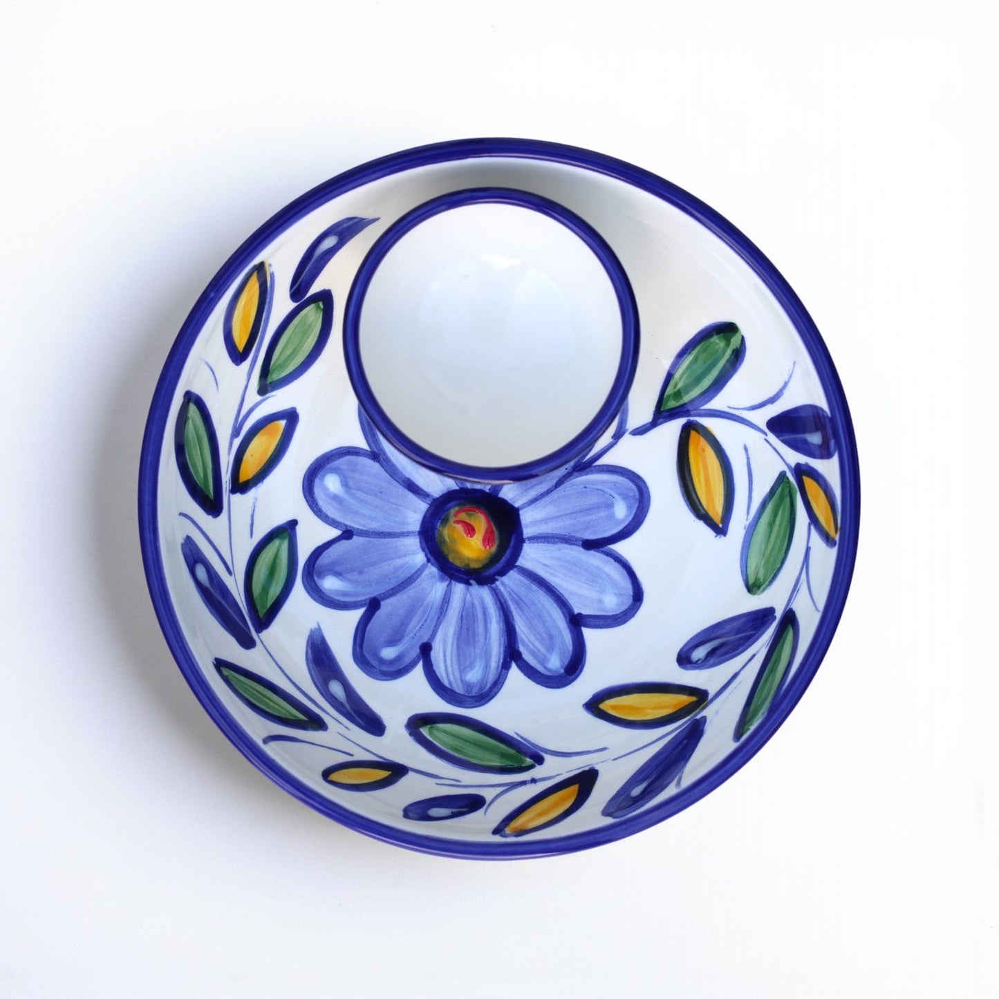 Mediterranean Ceramic Dipping Bowl