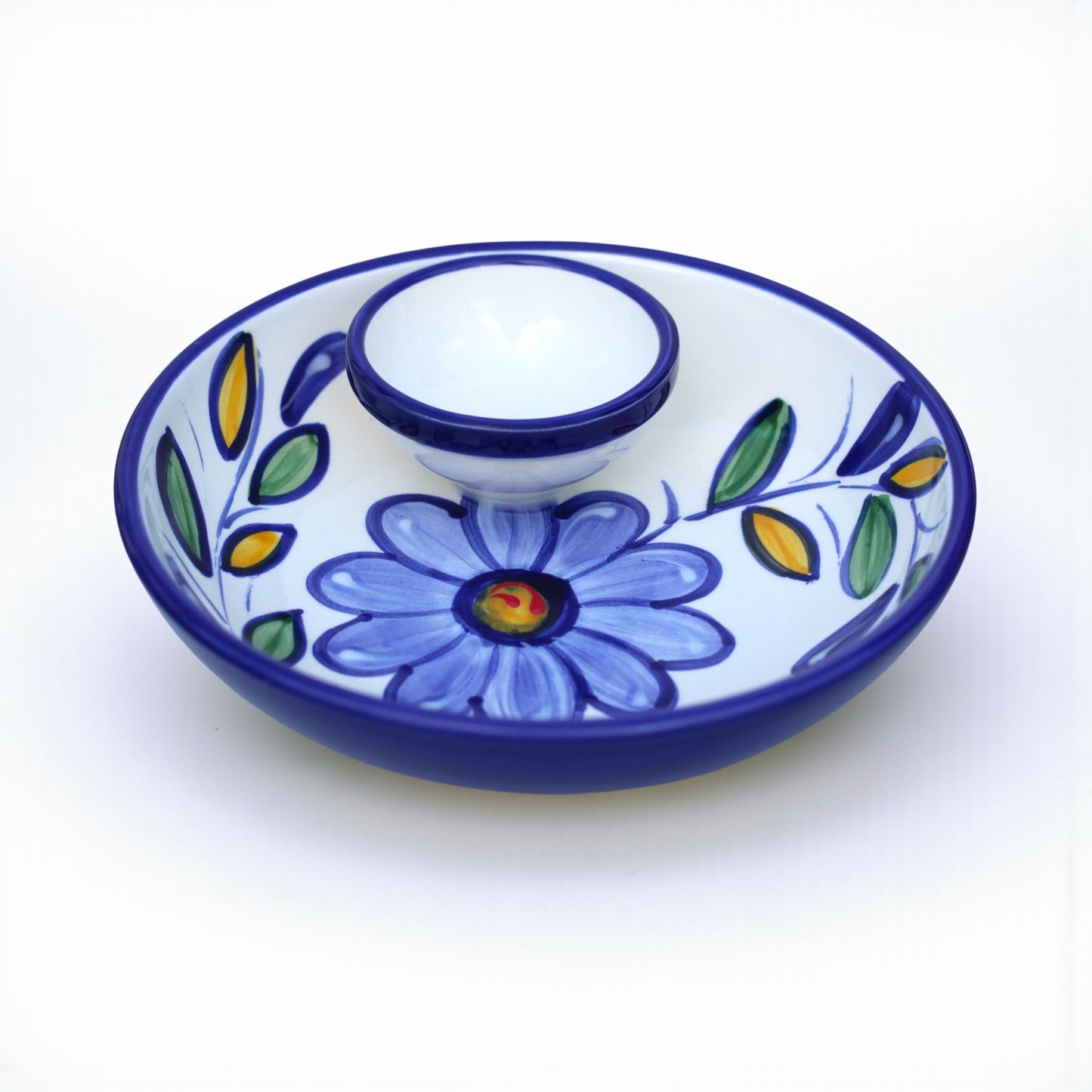 Mediterranean Ceramic Dipping Bowl