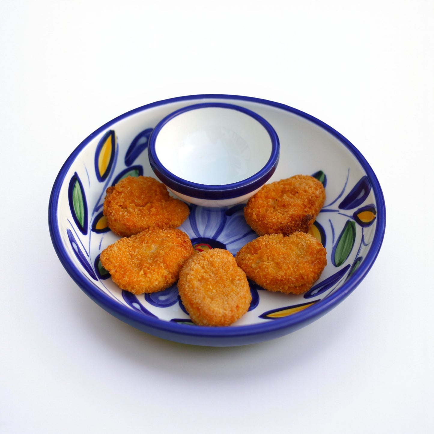 Mediterranean Ceramic Dipping Bowl