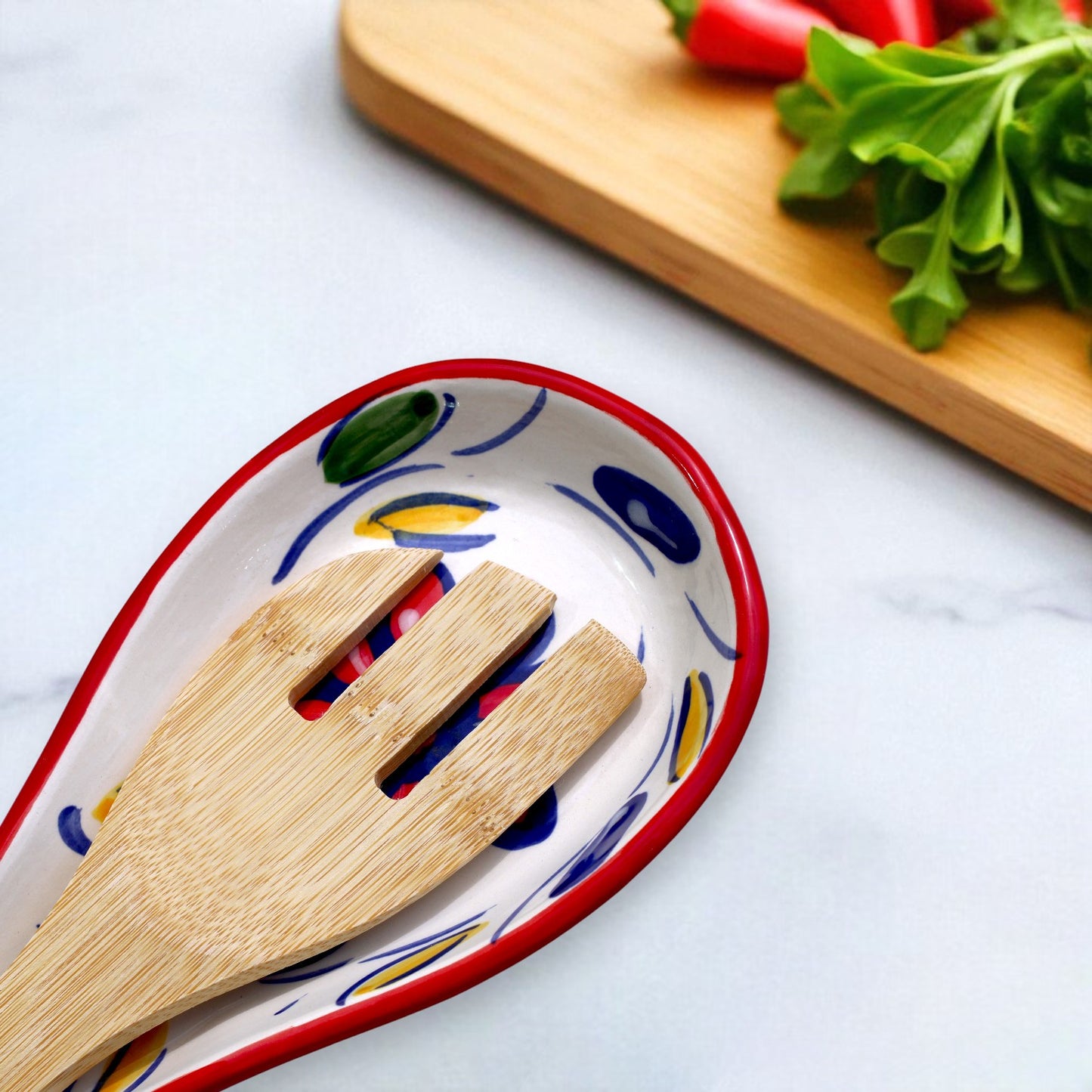 Passion Ceramic Spoon Rest