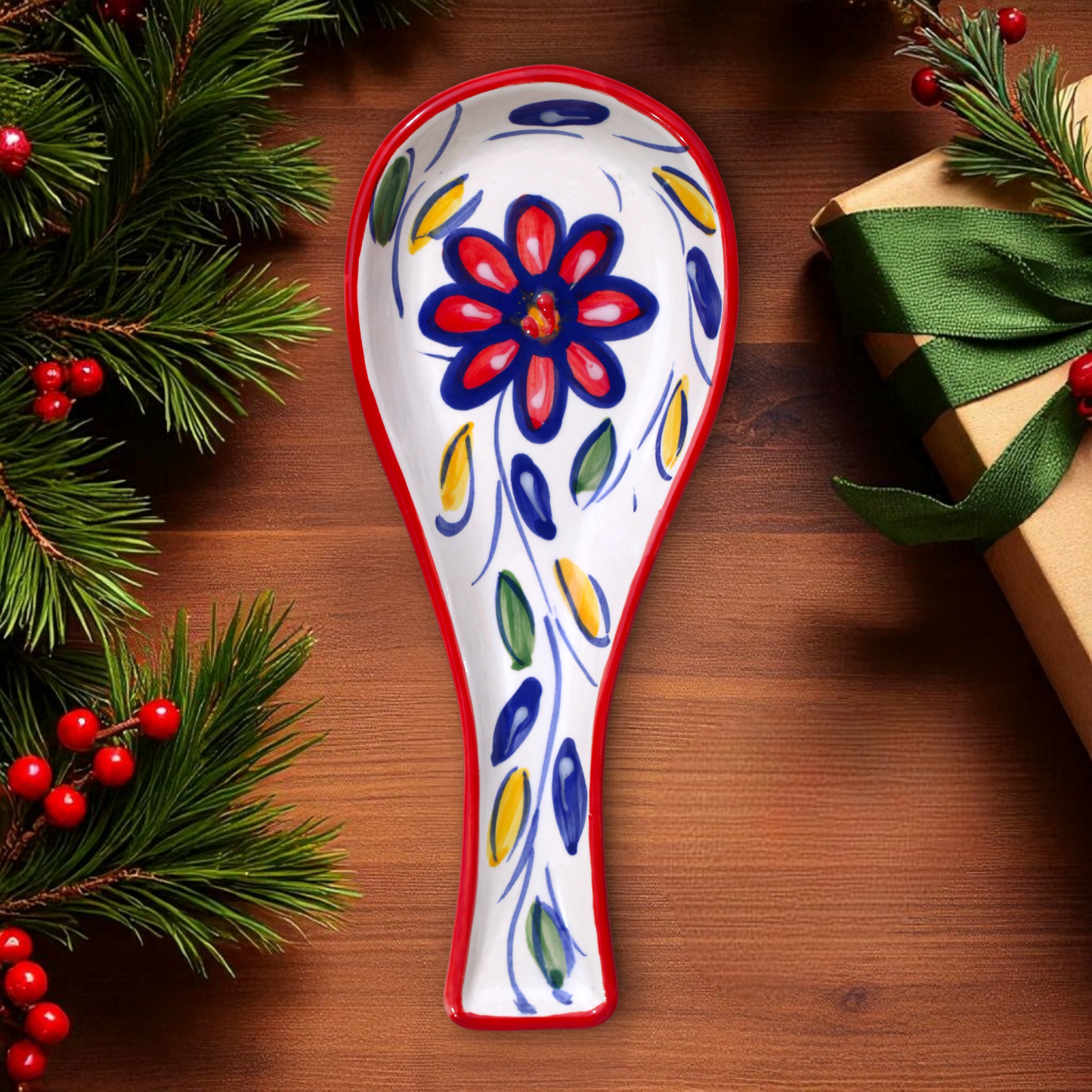 Passion Ceramic Spoon Rest