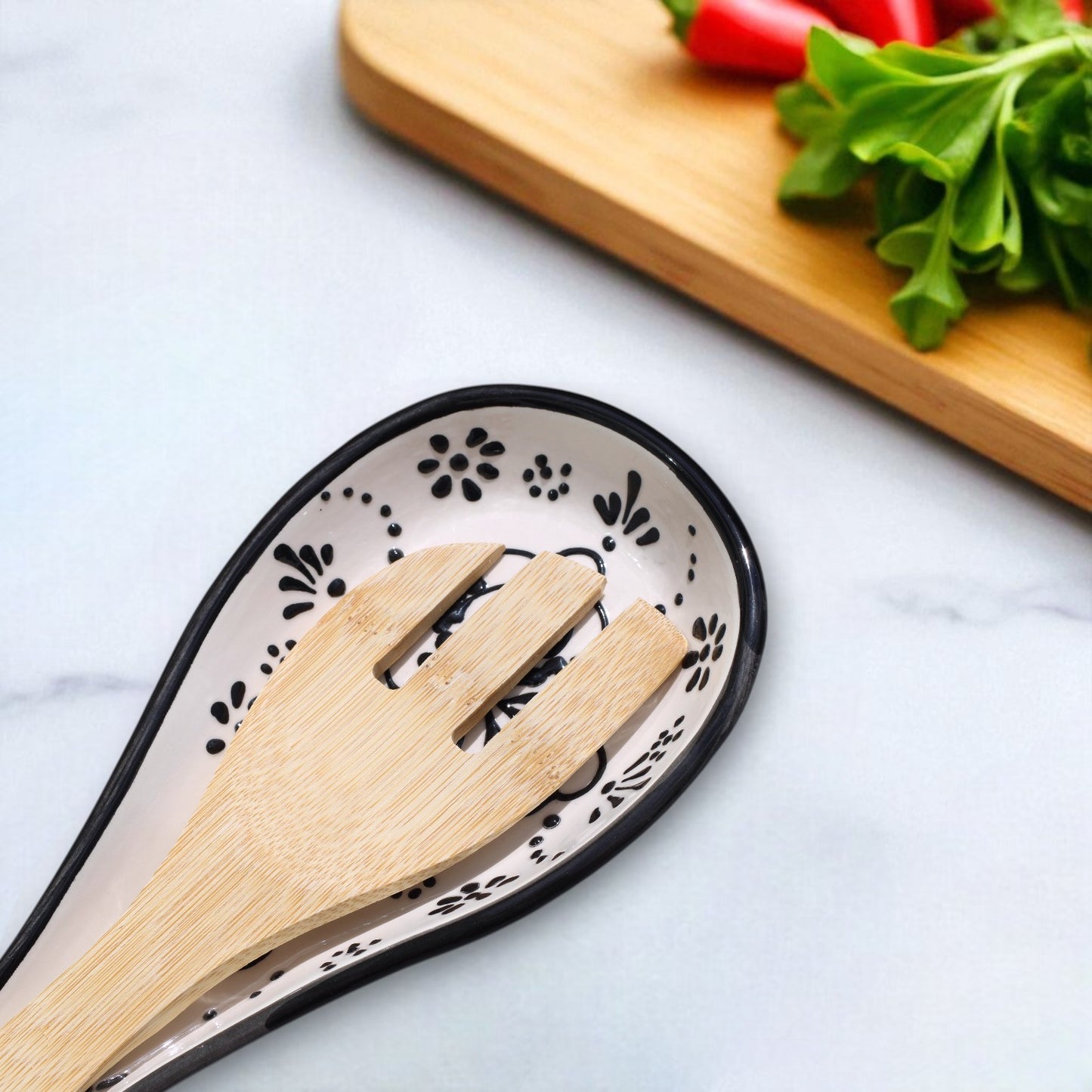 Seville Ceramic Spoon Rest