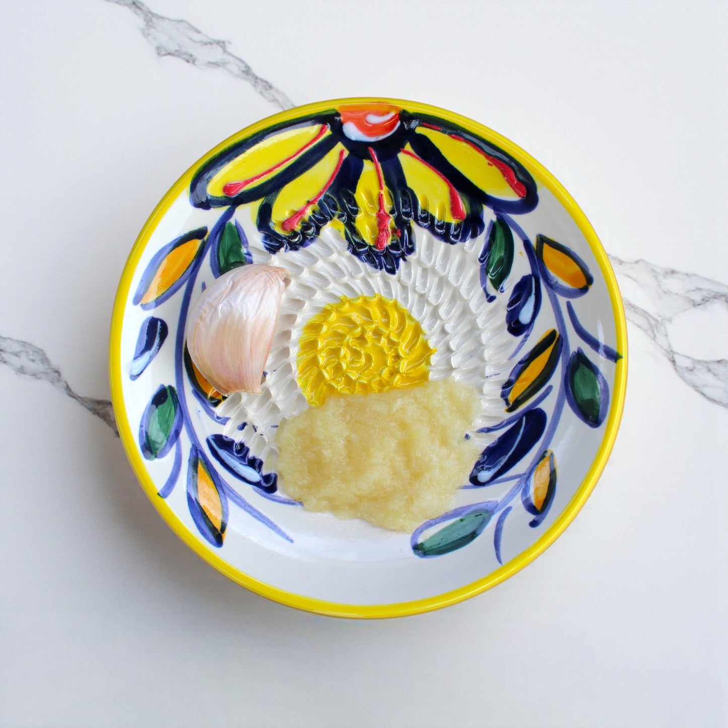 Daisy Ceramic Fine Grater Plate
