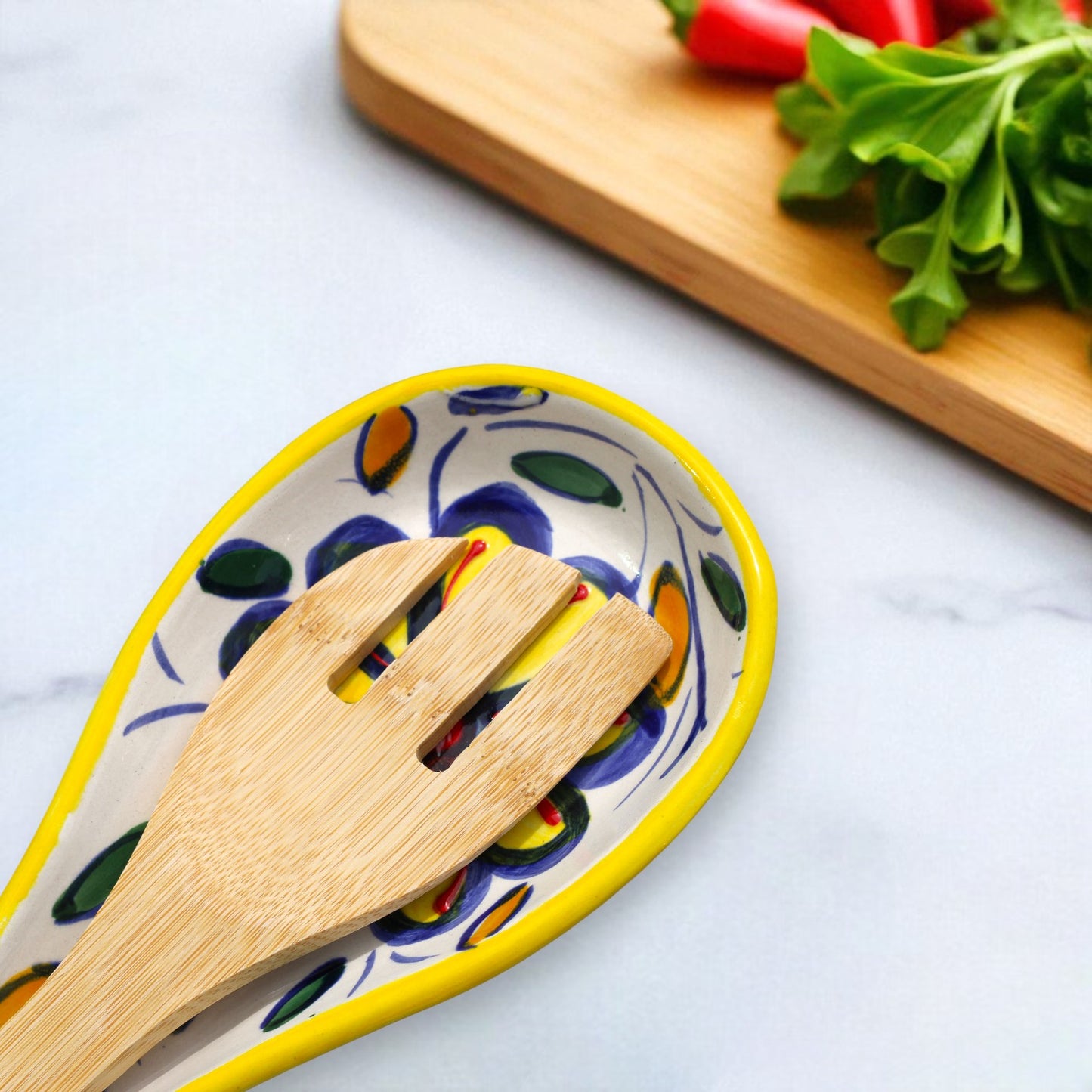 Daisy Ceramic Spoon Rest