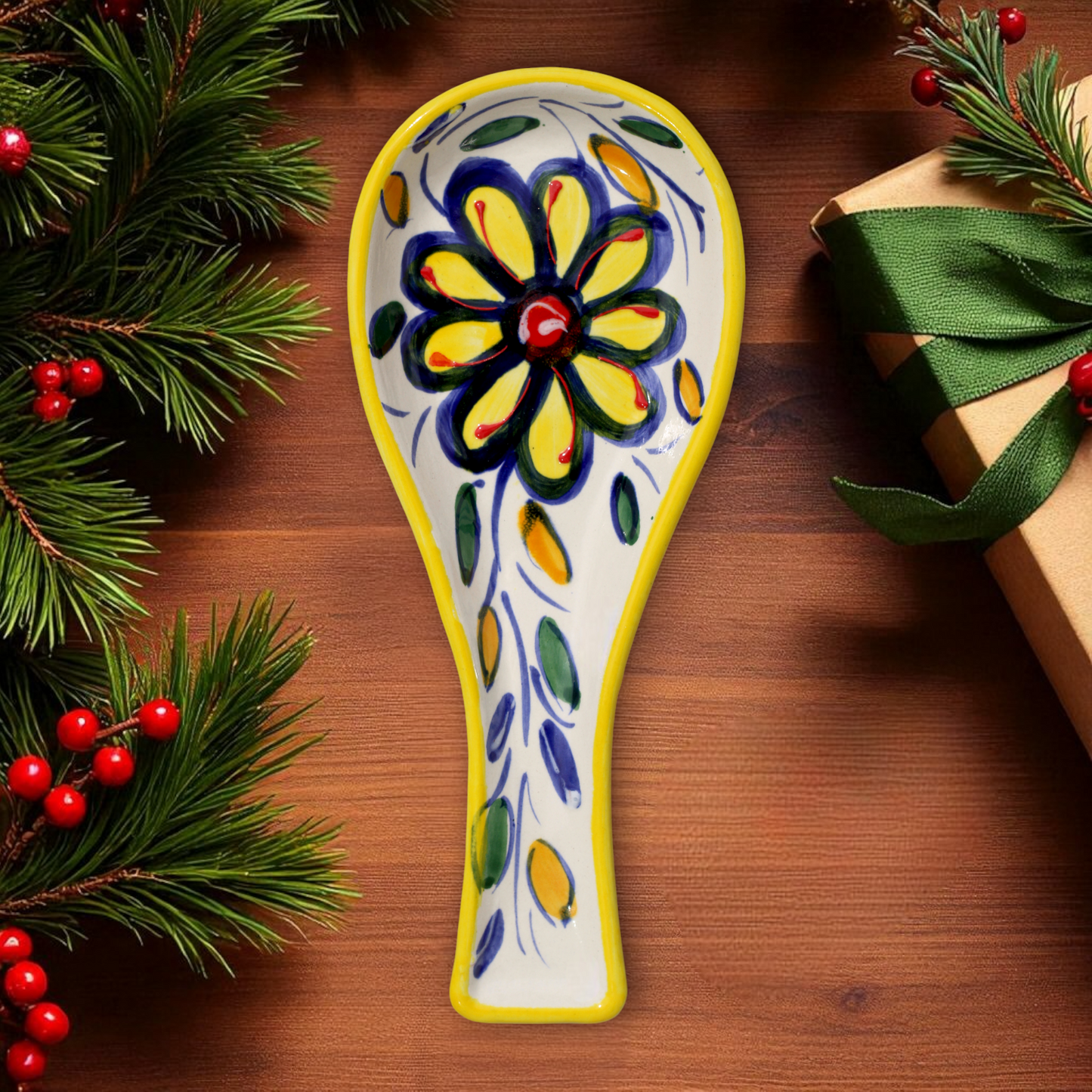 Daisy Ceramic Spoon Rest