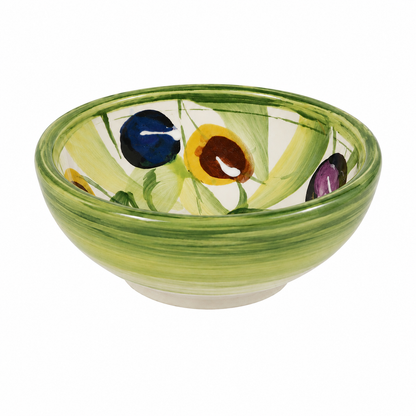 Olive Ceramic Salsa Cup
