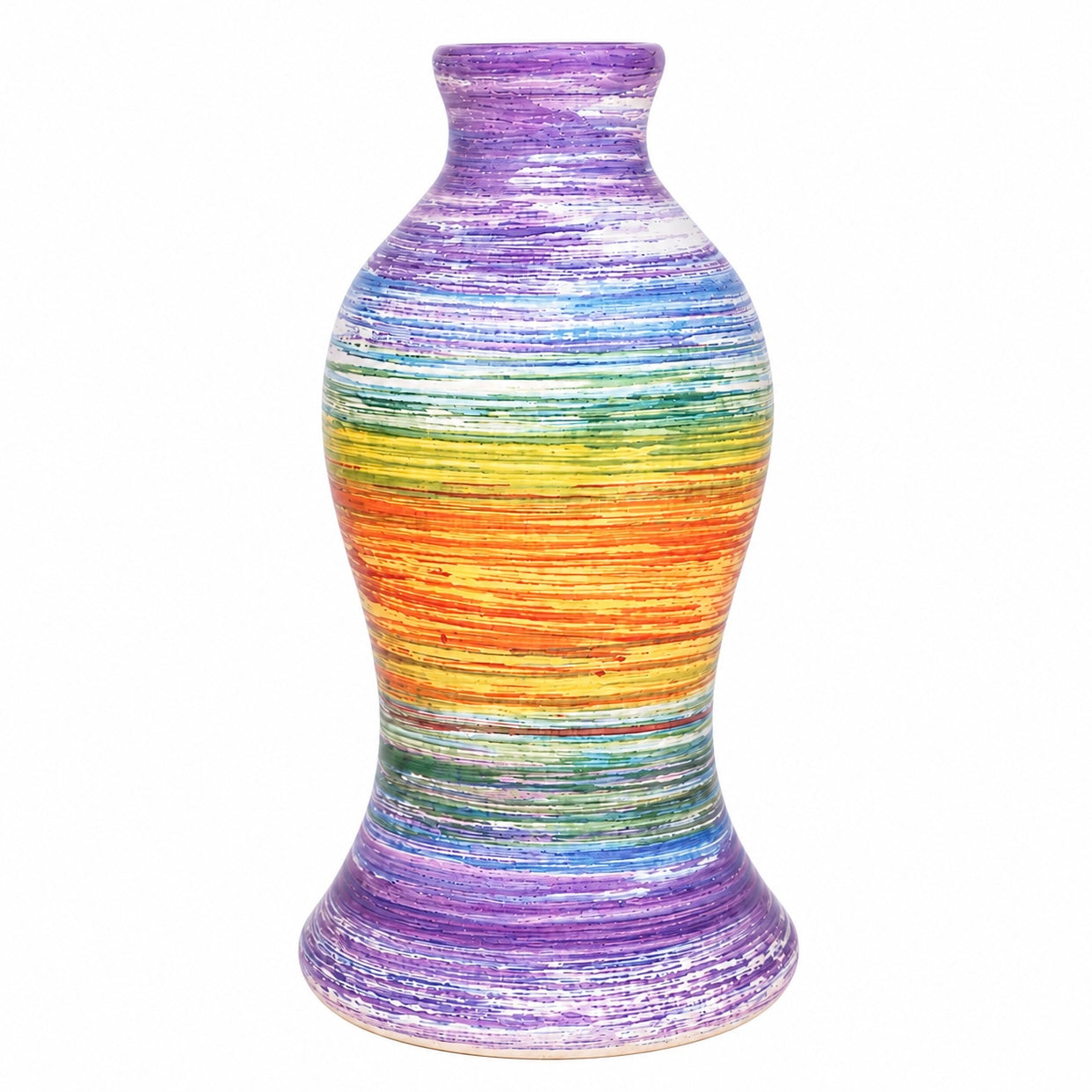Rainbow Ceramic Olive Oil Bottle