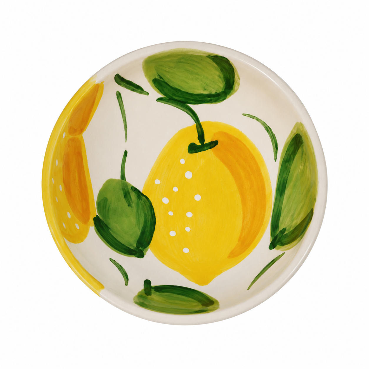 Lemon Ceramic Salsa Cup