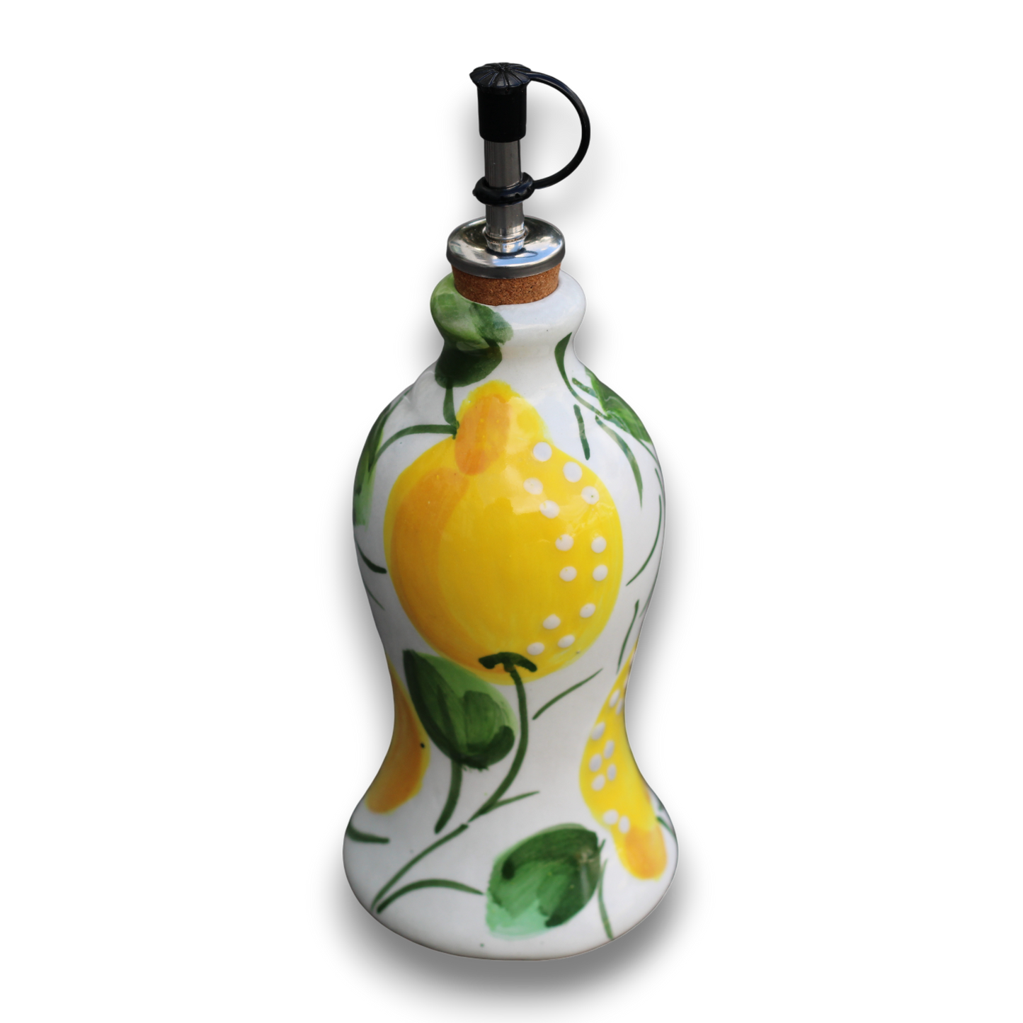 Lemon Ceramic Olive Oil Bottle
