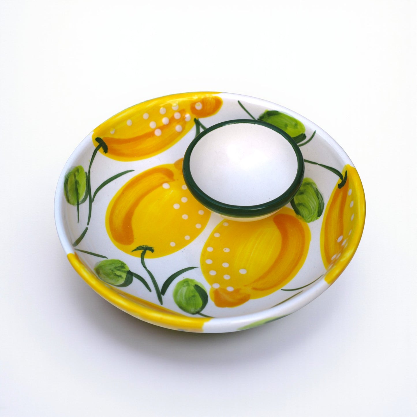 Lemon Ceramic Dipping Bowl