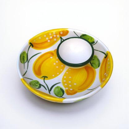 Lemon Ceramic Dipping Bowl