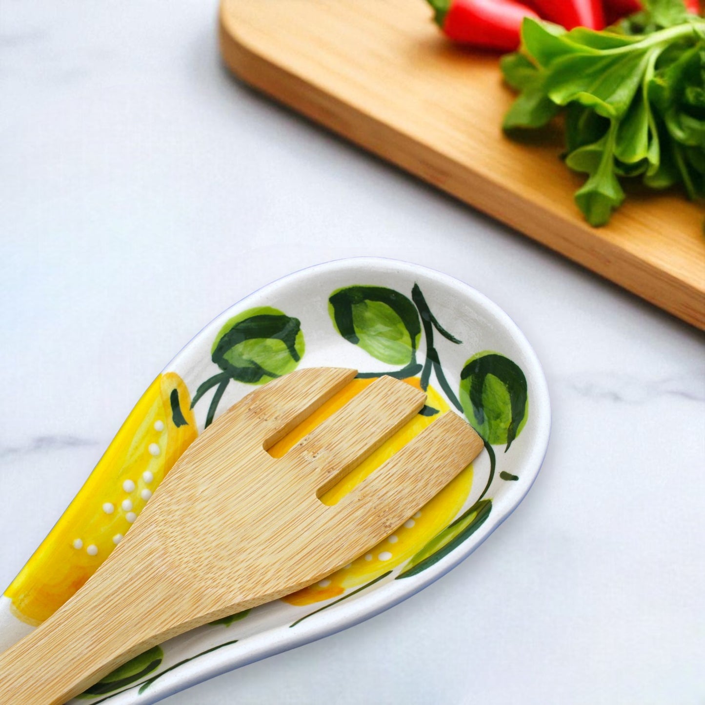 Lemon Ceramic Spoon Rest