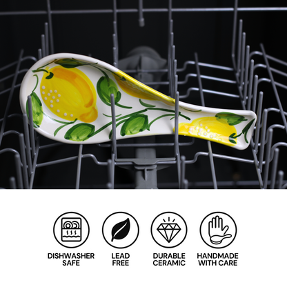 Lemon Ceramic Spoon Rest