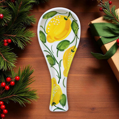 Lemon Ceramic Spoon Rest