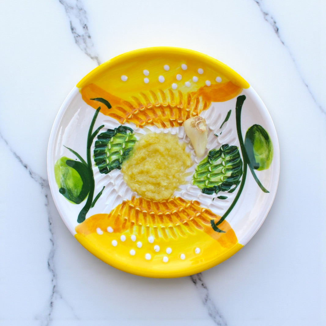 Handmade Ceramic Garlic Grater Plate – Spain Ceramics