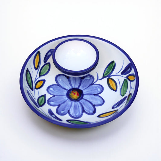 Mediterranean Ceramic Dipping Bowl