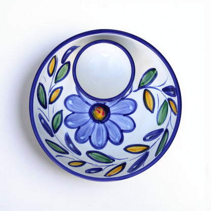 Mediterranean Ceramic Dipping Bowl