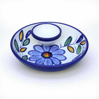 Mediterranean Ceramic Dipping Bowl