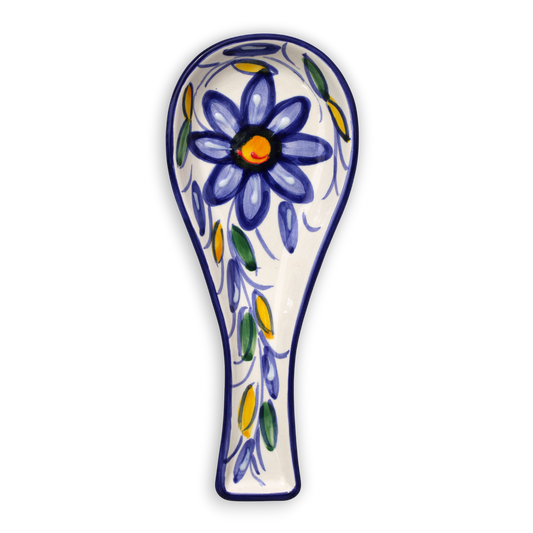Mediterranean Ceramic Spoon Rest