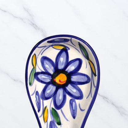 Mediterranean Ceramic Spoon Rest