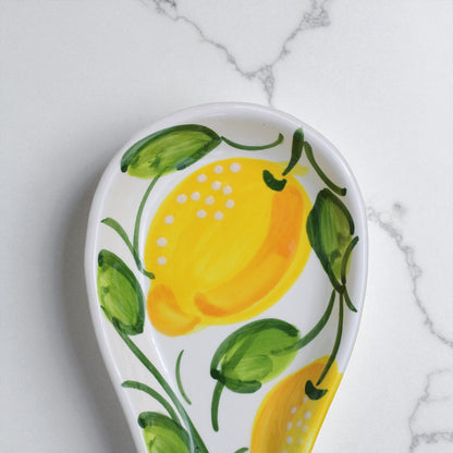 Lemon Ceramic Spoon Rest