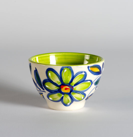 Lime Ceramic Salsa Cup